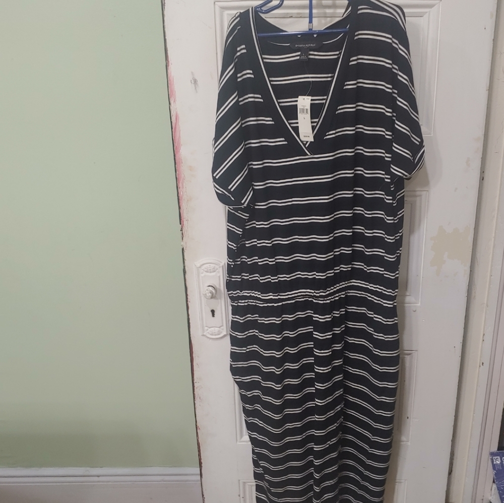 Banana Republic Dress Black Womens BRAND NEW - Picture 3 of 14